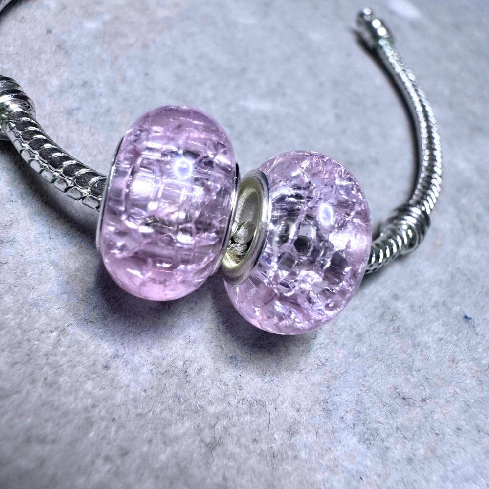 Pink Spacer Pink Beads fits PANDORA - Picture 8 of 8